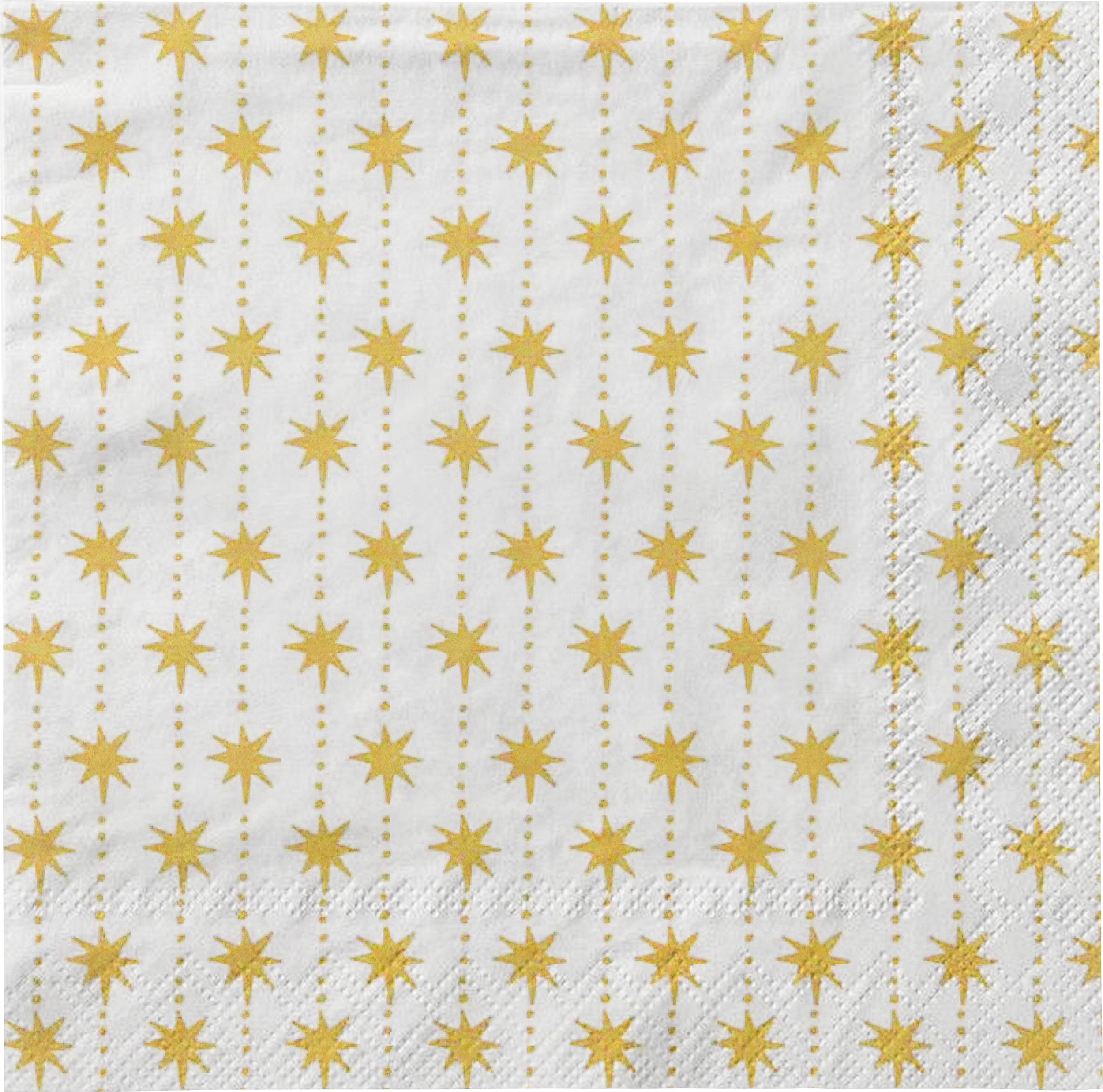 Star Papierservietten, gold, 40 St.