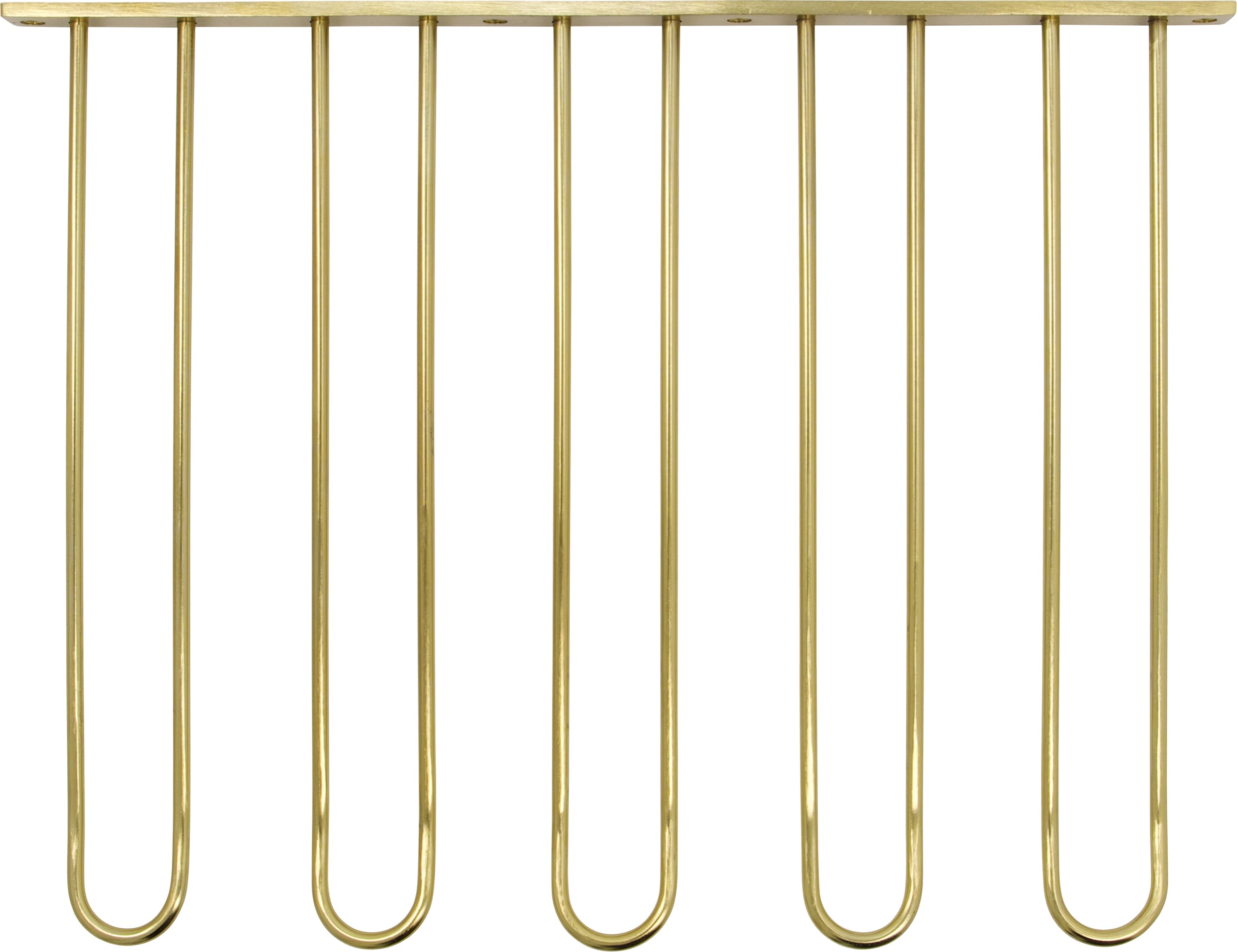 Stilio Weinglashalter, wandmontiert, gold