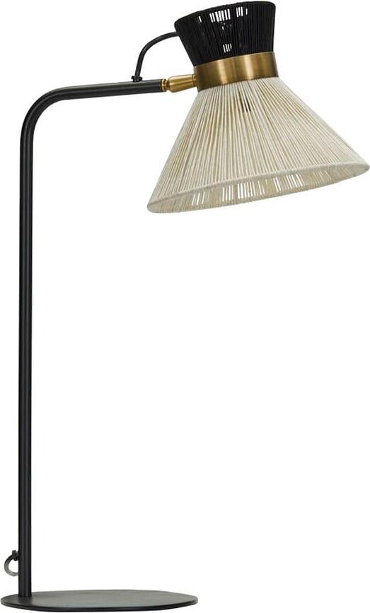 Stolná lampa Cord čierna