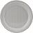 Stribe Assiettes en papier, grises, Lot de 12