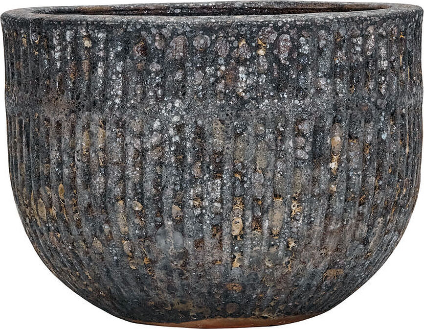 Suco Cache-pots, gris, Lot de 2