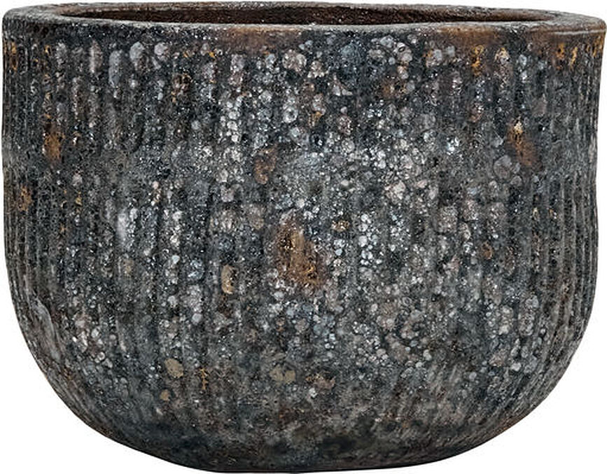 Suco Cache-pots, gris, Lot de 2