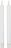 Sveces LED House Doctor baltas 24,5 cm 2 gab.