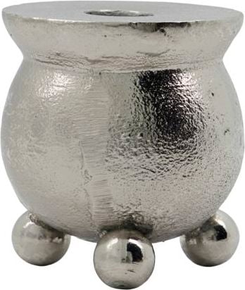 Świecznik na klasyczną świecę Classic 8 cm srebrny