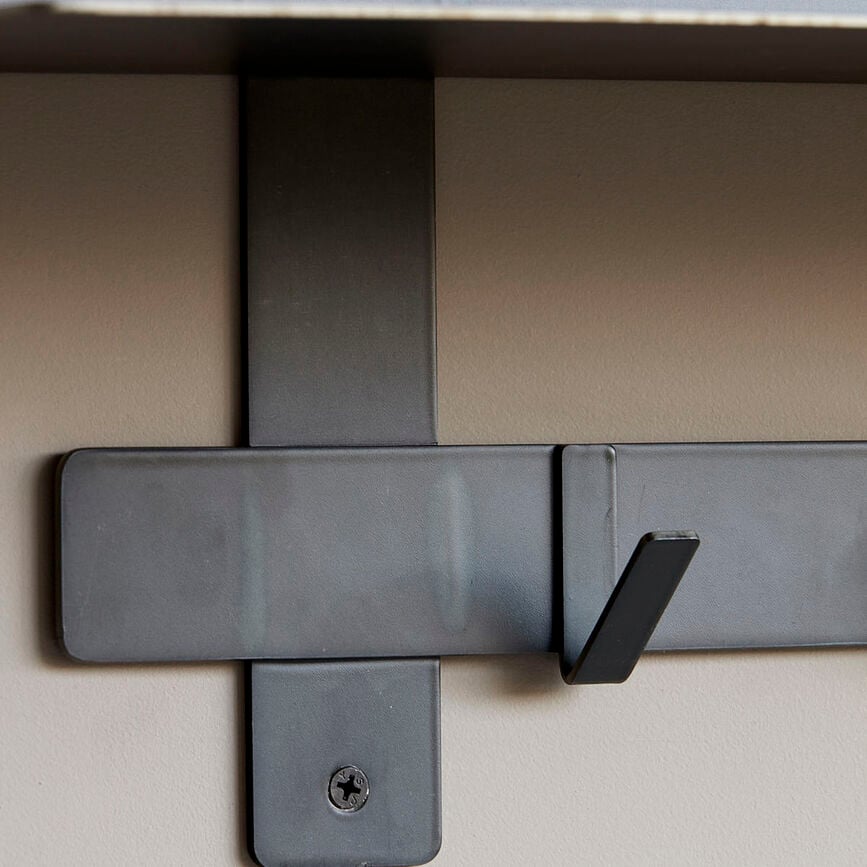 Tag Obešalnik s polico, jeklen