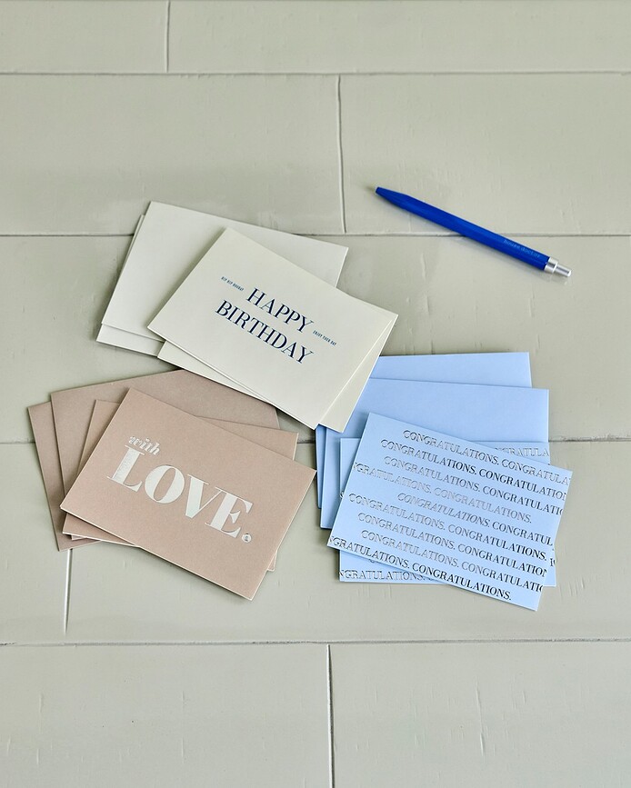 Tarjetas de felicitación de papel con sobres HDGreeting, 6 unidades
