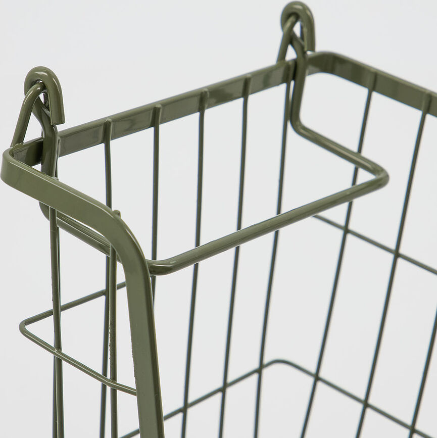 Taw Καλάθι με λαβές, 23,5 εκ., πράσινο
