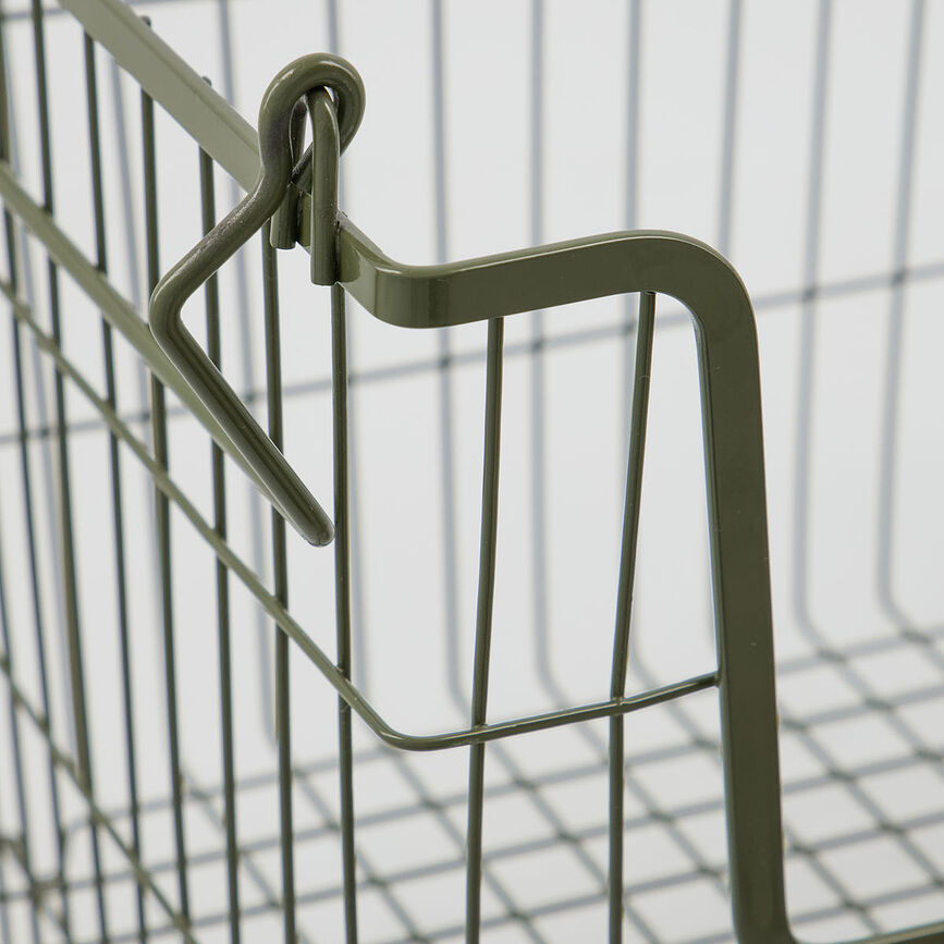 Taw Panier de Rangement avec poignées, 23,5 cm, vert