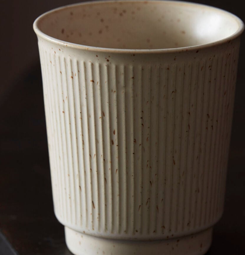 Taza sin asa Berica, negra