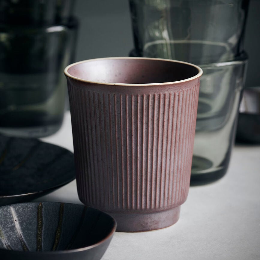 Taza sin asa Berica, negra