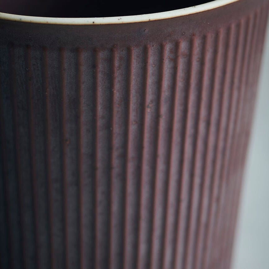 Taza sin asa Berica, negra