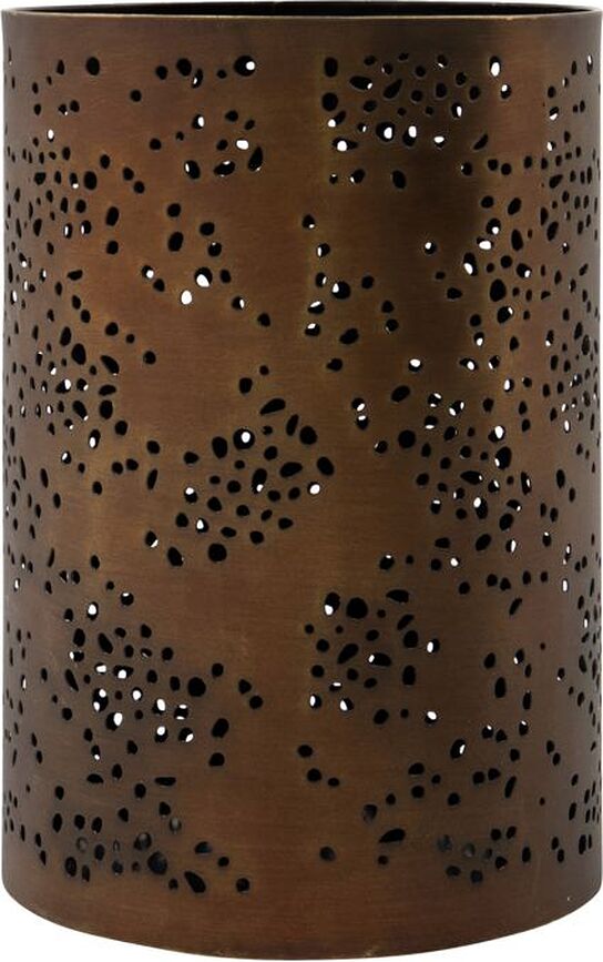 Tealight žvakidė Rando senovinės bronzos spalvos 19 cm