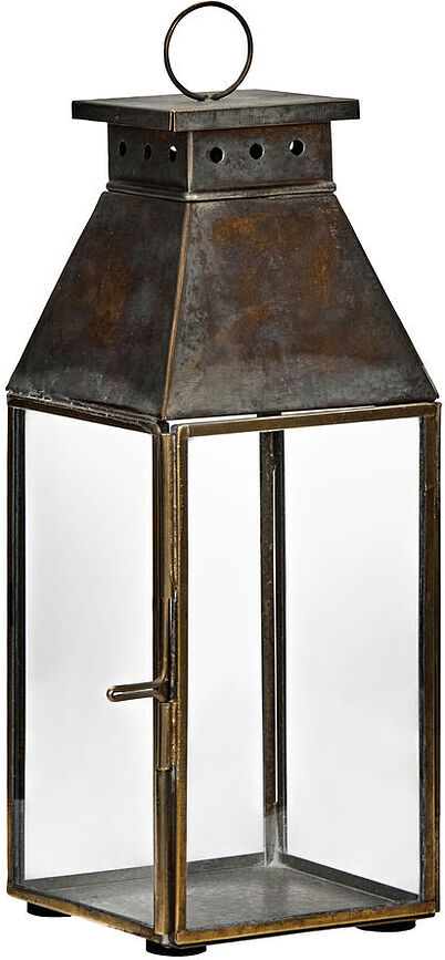 Tilka Lanternes 23,5 cm, laiton antique, Lot de 2