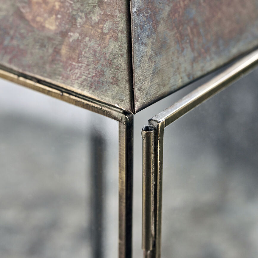 Tilka Lanternes 23,5 cm, laiton antique, Lot de 2