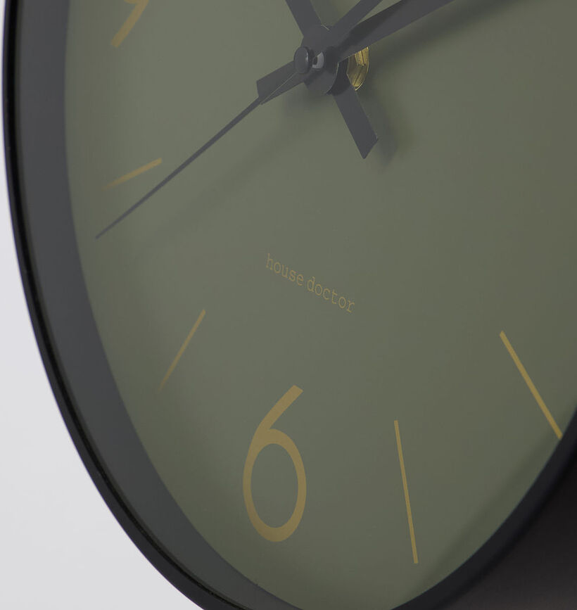 Time Horloge Murale, vert foncé