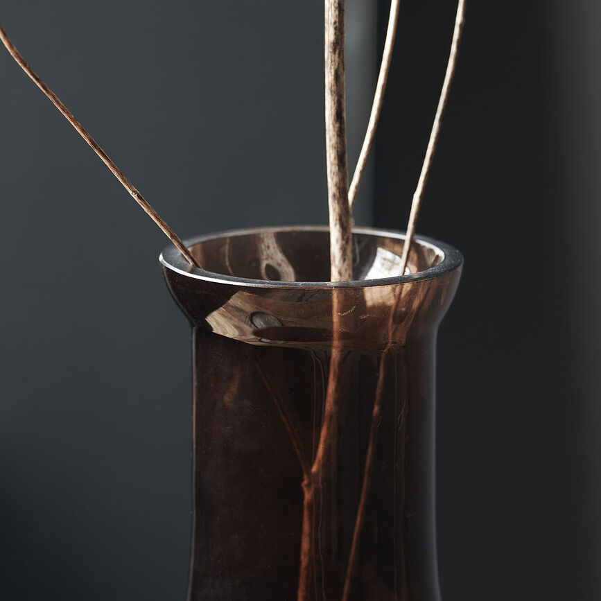 Tinka Βάζο, 51 cm, καφέ