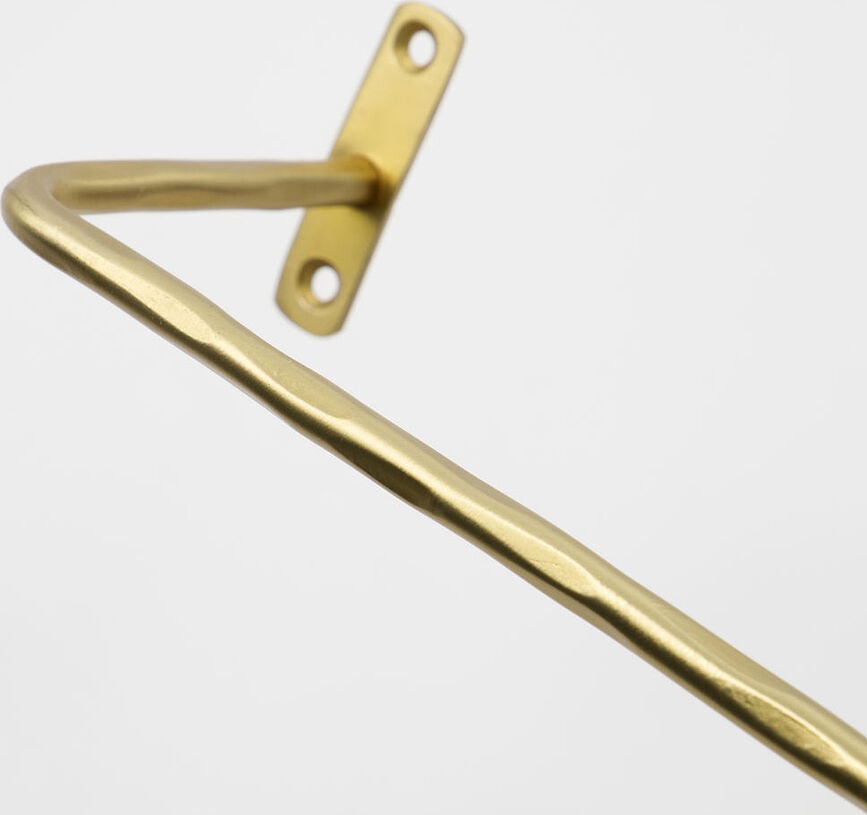 Toallero de barra Welo, de latón cepillado, 61,5 cm