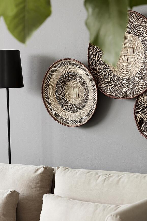 Tonga Décoration Murale, 30 cm, en feuille de palmier