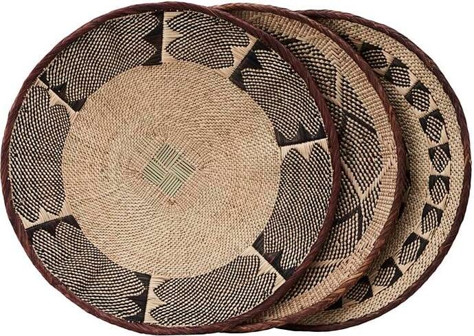 Tonga Wanddekoration 38 cm aus Palmblatt