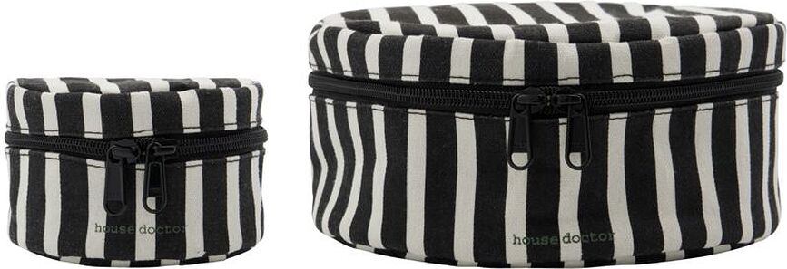 Topp Boîtes de Rangement, noires et blanches, Lot de 2