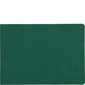 Užrašų knygelė Guest horizontalios formos tamsiai žalios spalvos A4