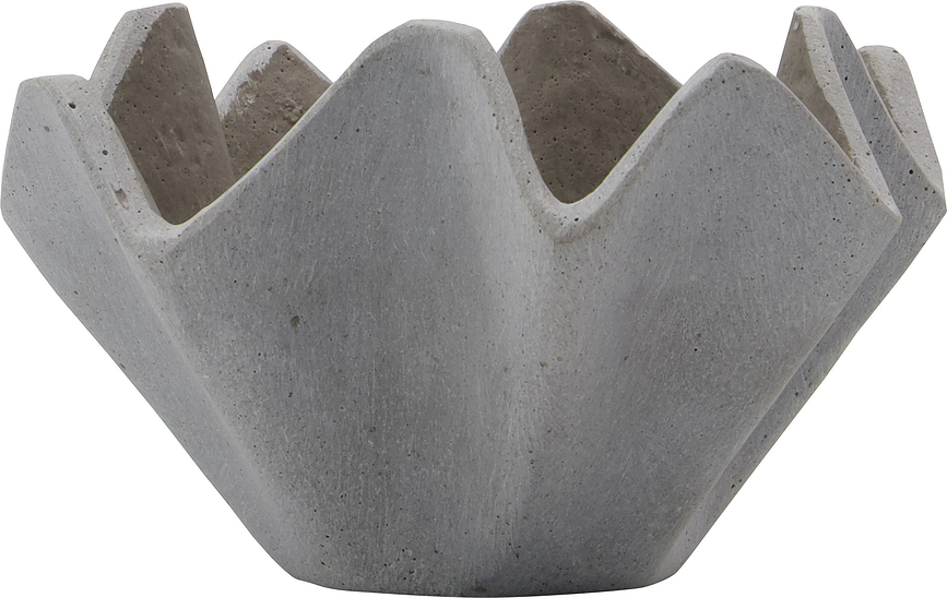 Vaso Photophore pour bougie chauffe-plat, gris