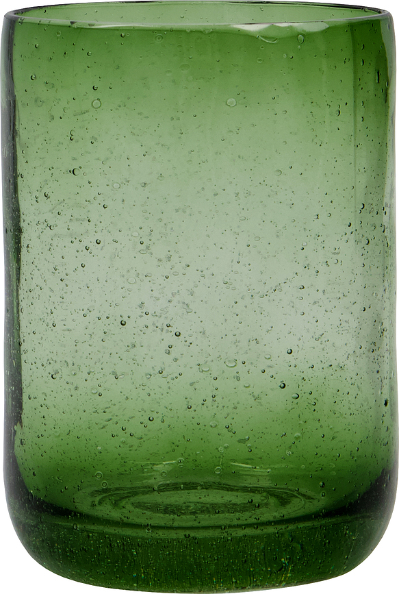Vaso Portacepillos de cristal HDWah, verde