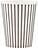 Vasos de papel Stribe, grises, Pack de 12