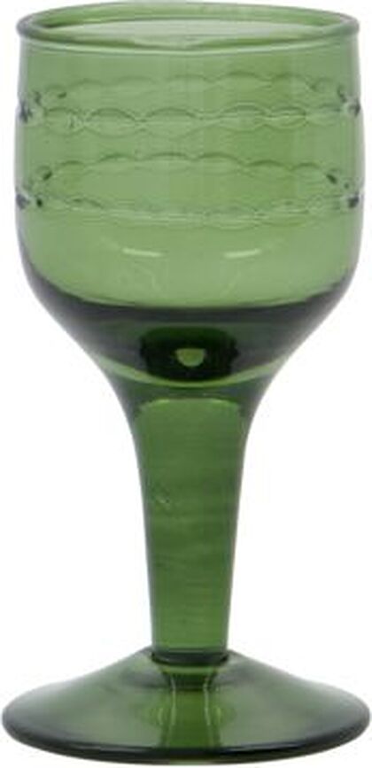 Verre à Liqueur vintage, vert