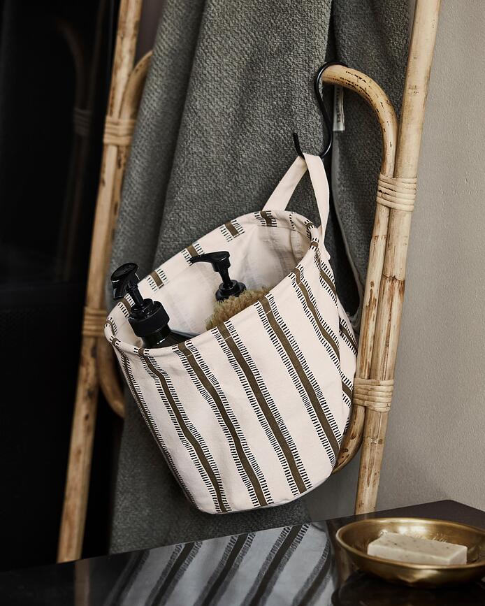 Vibes Panier de Rangement 20 cm, marron clair