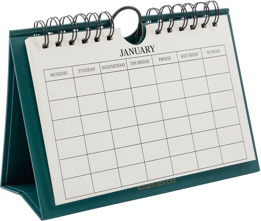 View Stolni Kalendar zeleni