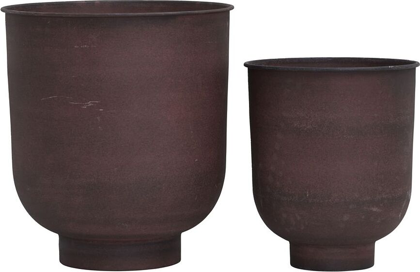 Vig Höga Krukor mörkbrun, 2 st
