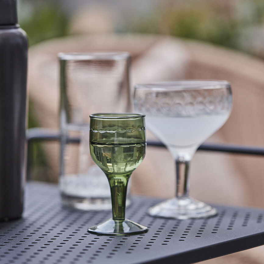 Vintage Kozarec za liker, prozoren