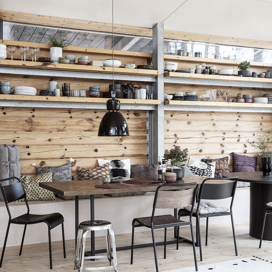 Volumen Viseča svetilka, črna