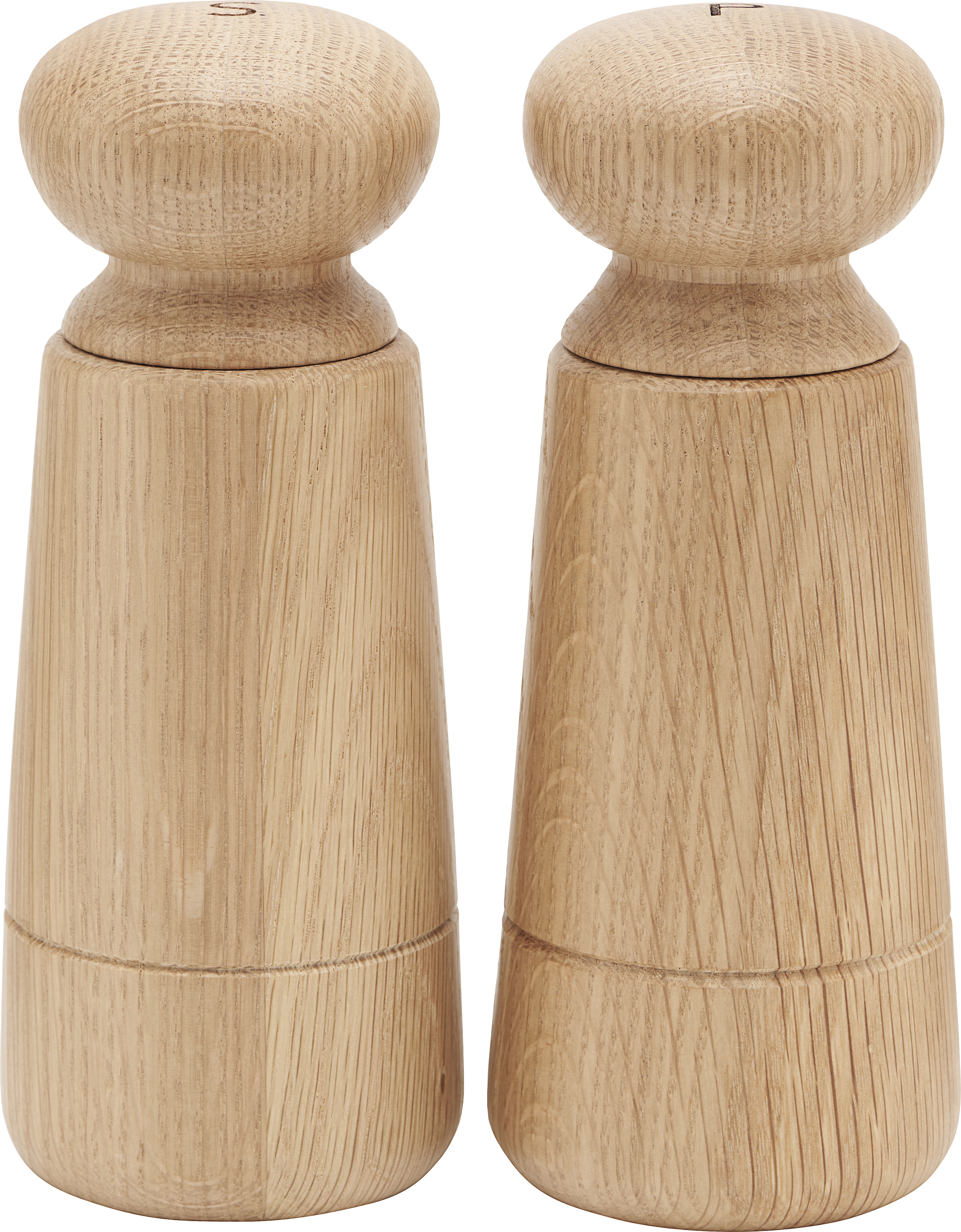 Salt and Pepper Mills in Oak