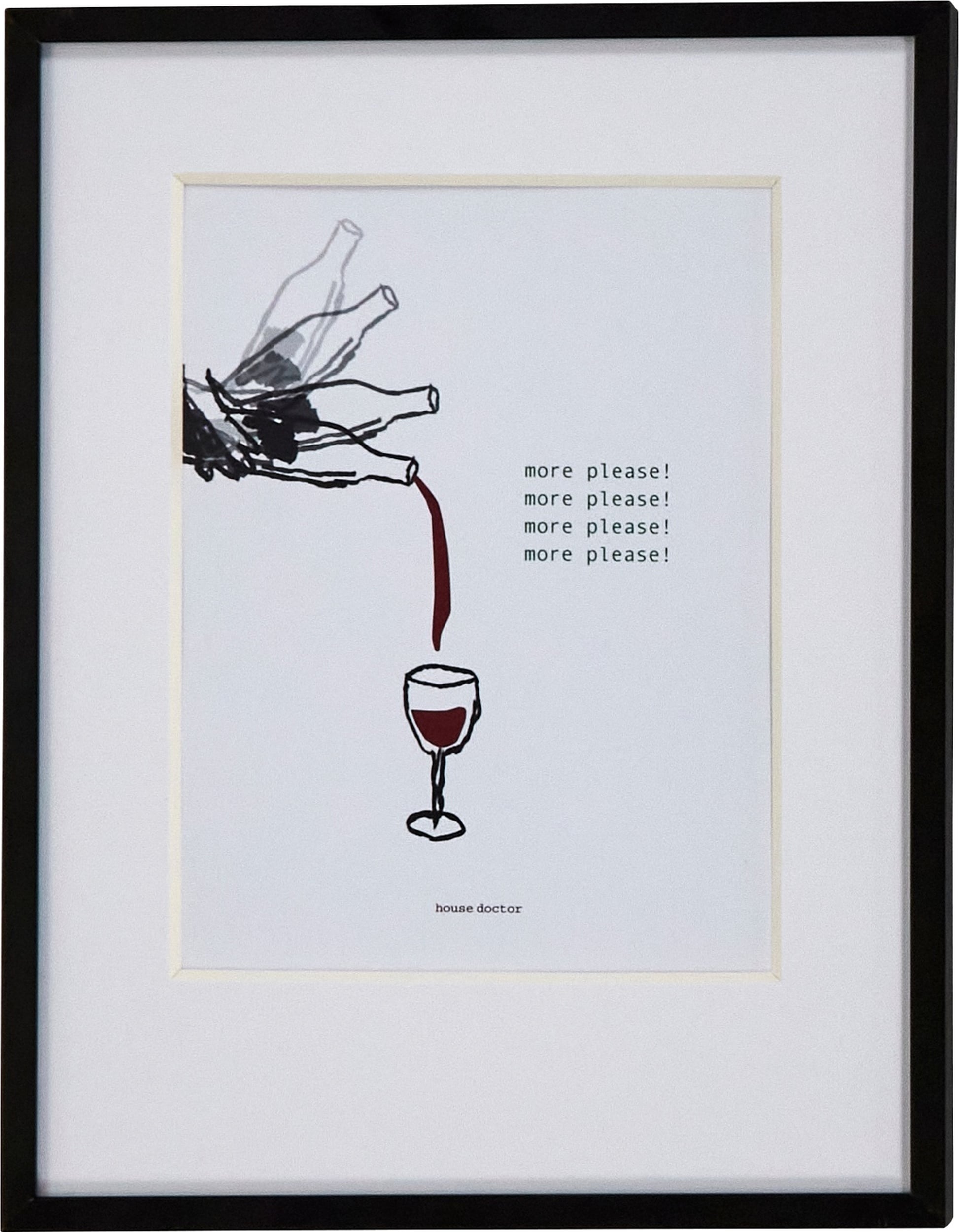 Wine Wanddekoration 23 x 30 cm