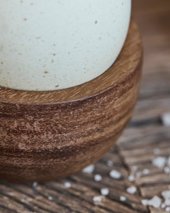 Wood Αυγοθήκες, ξύλινες, 4 τμχ