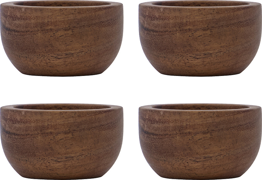 Wood Kozarci za jajca, 4 kosi