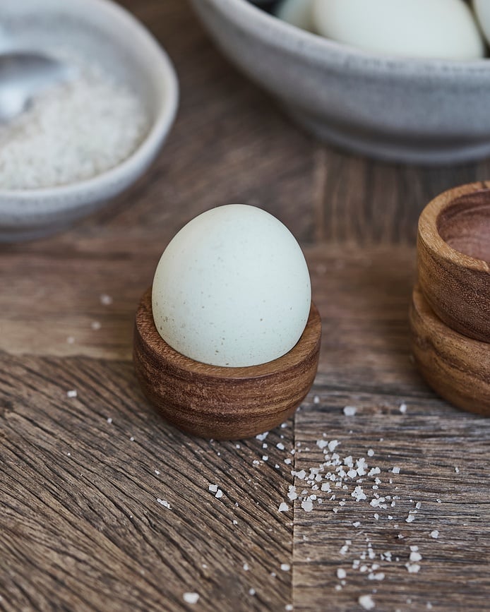 Wood Kozarci za jajca, 4 kosi