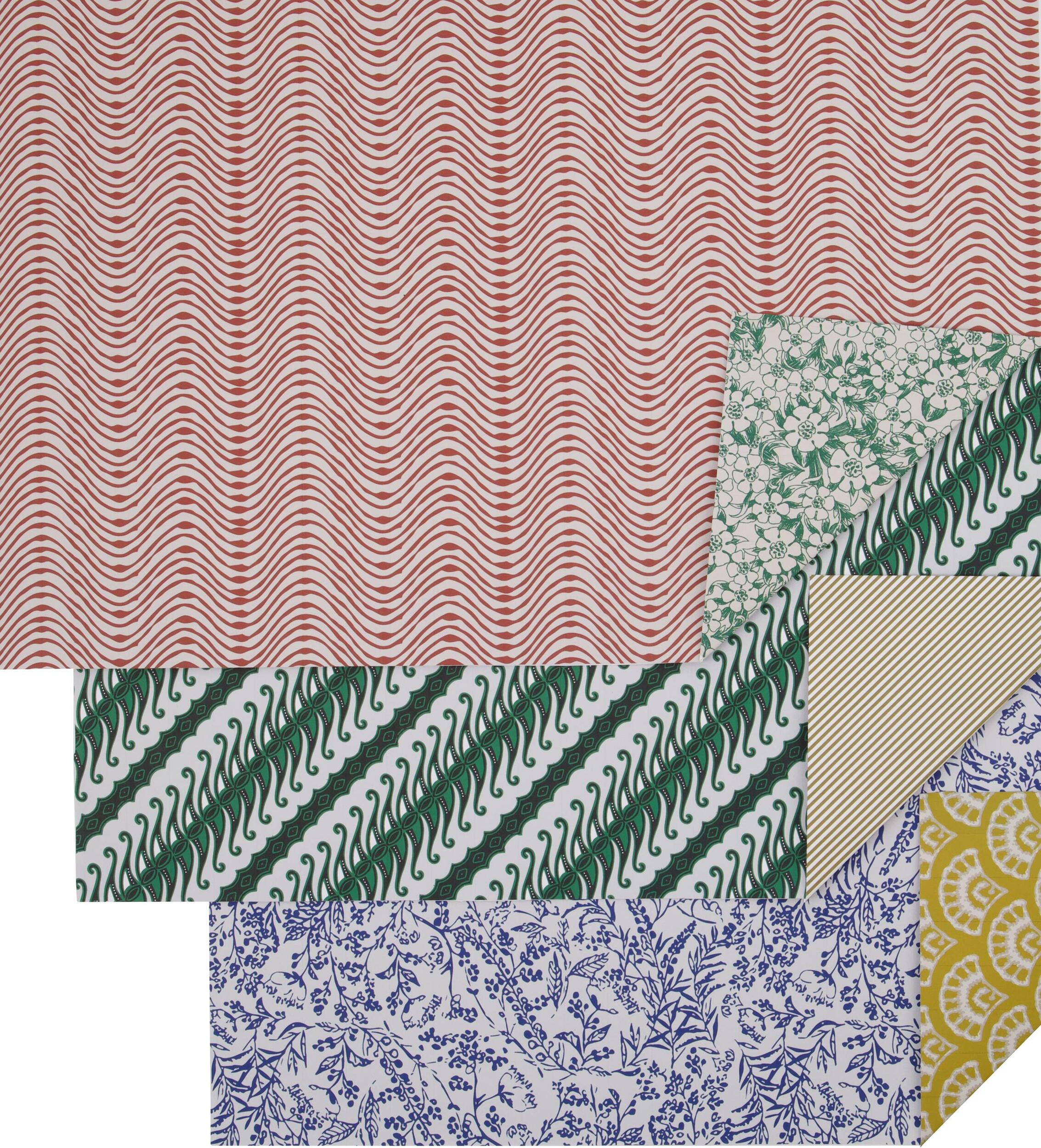 Wrap Geschenkpapier bunt 3 St.