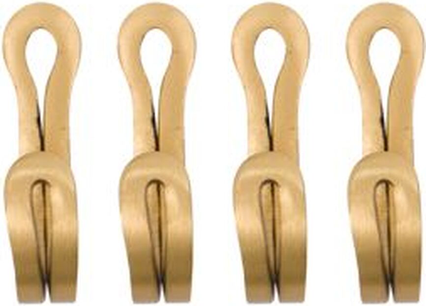 Yra Kavlji stenski, 5 cm, medenina, 4 kosi