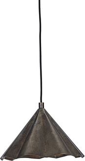 Závesná lampa Flola 30 cm antik bronz