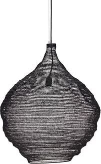 Závesná lampa Mesh 60 cm čierna