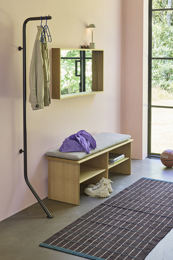 Bend Stenski obešalnik, temno rjav