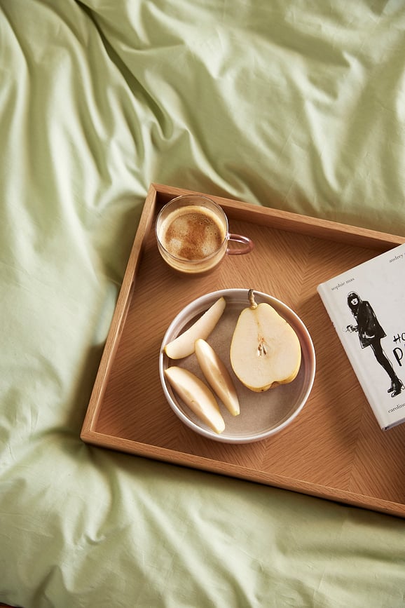 Aki Posteljina 140 x 200 cm narančasto-zelena s jastučnicom 80 x 80 cm