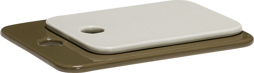 Amare Planches de Service, verte et sable, Lot de 2