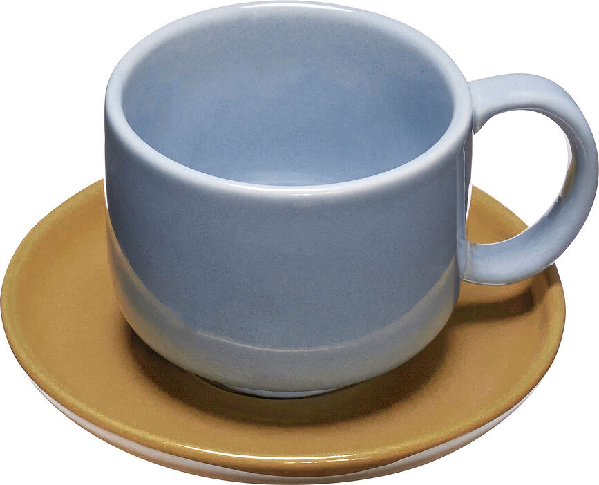 Amare Tasse et Soucoupe 200 ml, bleue claire