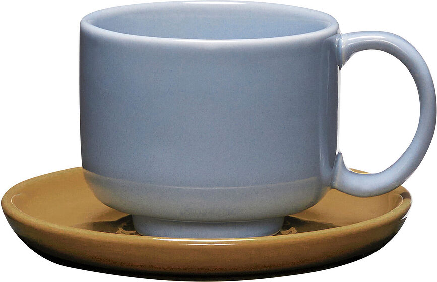 Amare Tasse et Soucoupe 200 ml, bleue claire