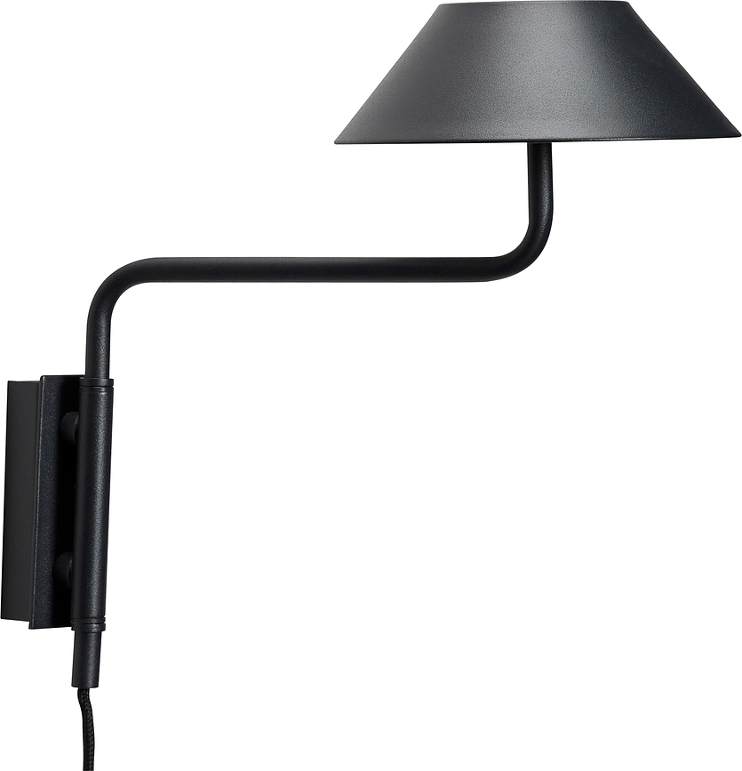 Aplique de Pared Cover, negro