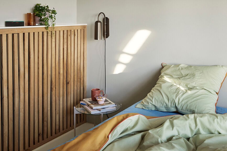 Aplique de latón pulido Hübsch, 29 cm